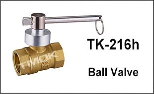 ein Kugelkopfkugelventil mit materieller Aluminiumgriffvollem Portflusswasser des Schlüsselmessingnaturfarbeisenballs 1000wog CW 617n